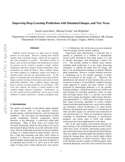 Importance of realism in procedurally-generated synthetic images for
  deep learning: case studies in maize and canola