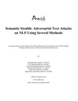 Semantic Stealth: Adversarial Text Attacks on NLP Using Several Methods