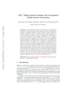 MC$^2$: Multi-concept Guidance for Customized Multi-concept Generation