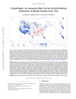 ClusterRadar: an Interactive Web-Tool for the Multi-Method Exploration
  of Spatial Clusters Over Time