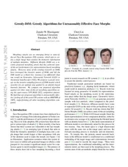 Greedy-DiM: Greedy Algorithms for Unreasonably Effective Face Morphs