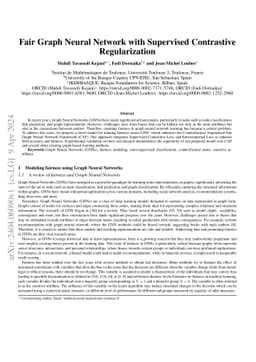 Fair Graph Neural Network with Supervised Contrastive Regularization
