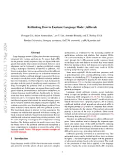 Rethinking How to Evaluate Language Model Jailbreak