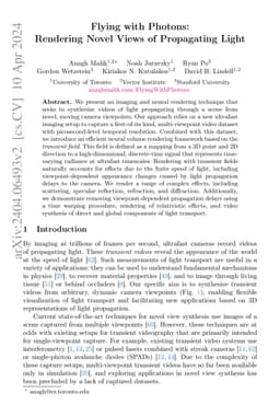 Flying with Photons: Rendering Novel Views of Propagating Light