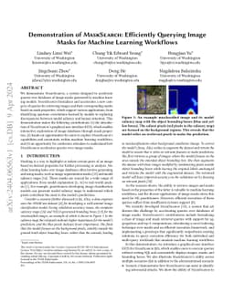 Demonstration of MaskSearch: Efficiently Querying Image Masks for
  Machine Learning Workflows