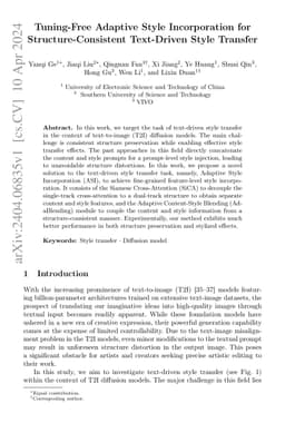 Tuning-Free Adaptive Style Incorporation for Structure-Consistent
  Text-Driven Style Transfer