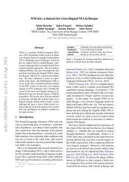 XNLIeu: a dataset for cross-lingual NLI in Basque