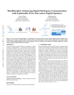 WordDecipher: Enhancing Digital Workspace Communication with Explainable
  AI for Non-native English Speakers