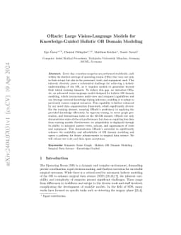 ORacle: Large Vision-Language Models for Knowledge-Guided Holistic OR
  Domain Modeling