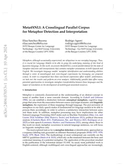 Meta4XNLI: A Crosslingual Parallel Corpus for Metaphor Detection and
  Interpretation