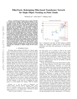 PillarTrack: Redesigning Pillar-based Transformer Network for Single
  Object Tracking on Point Clouds