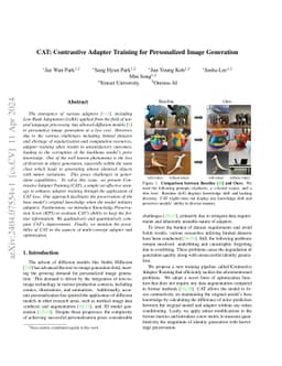 CAT: Contrastive Adapter Training for Personalized Image Generation