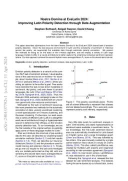 Nostra Domina at EvaLatin 2024: Improving Latin Polarity Detection
  through Data Augmentation
