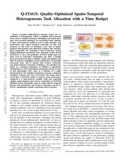 Q-ITAGS: Quality-Optimized Spatio-Temporal Heterogeneous Task Allocation
  with a Time Budget