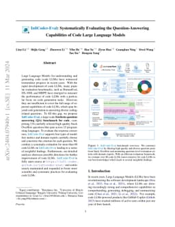 InfiBench: Evaluating the Question-Answering Capabilities of Code Large
  Language Models