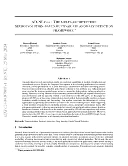 AD-NEv++ : The multi-architecture neuroevolution-based multivariate
  anomaly detection framework