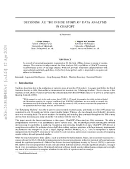 Decoding AI: The inside story of data analysis in ChatGPT