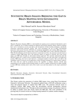 Synthetic Brain Images: Bridging the Gap in Brain Mapping With
  Generative Adversarial Model