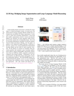 LLM-Seg: Bridging Image Segmentation and Large Language Model Reasoning