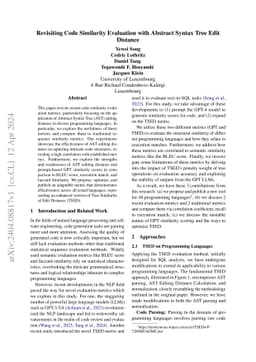 Revisiting Code Similarity Evaluation with Abstract Syntax Tree Edit
  Distance