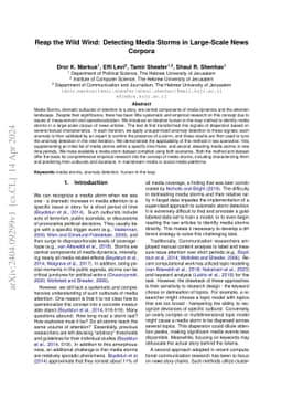 Reap the Wild Wind: Detecting Media Storms in Large-Scale News Corpora