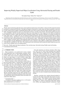 Improving Weakly-Supervised Object Localization Using Adversarial
  Erasing and Pseudo Label
