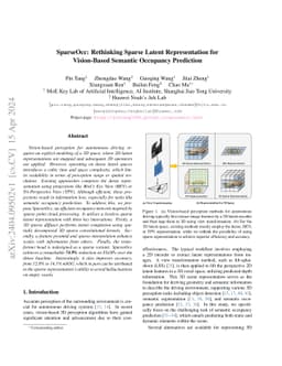 SparseOcc: Rethinking Sparse Latent Representation for Vision-Based
  Semantic Occupancy Prediction