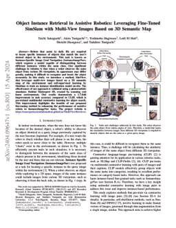 Object Instance Retrieval in Assistive Robotics: Leveraging Fine-Tuned
  SimSiam with Multi-View Images Based on 3D Semantic Map