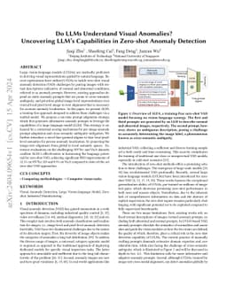 Do LLMs Understand Visual Anomalies? Uncovering LLM's Capabilities in Zero-shot Anomaly Detection