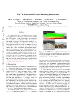 XoFTR: Cross-modal Feature Matching Transformer