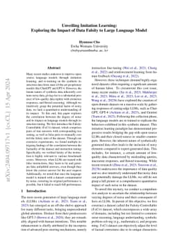 Unveiling Imitation Learning: Exploring the Impact of Data Falsity to
  Large Language Model