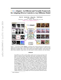Ctrl-Adapter: An Efficient and Versatile Framework for Adapting Diverse
  Controls to Any Diffusion Model
