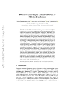 Diffscaler: Enhancing the Generative Prowess of Diffusion Transformers