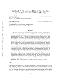 OptiGrad: A Fair and more Efficient Price Elasticity Optimization via a
  Gradient Based Learning