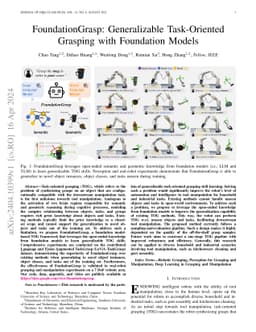 FoundationGrasp: Generalizable Task-Oriented Grasping with Foundation
  Models