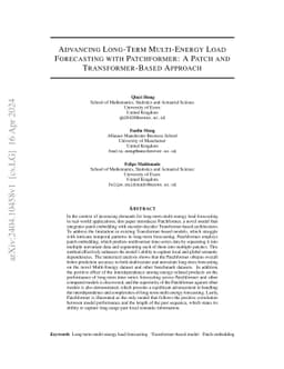 Advancing Long-Term Multi-Energy Load Forecasting with Patchformer: A
  Patch and Transformer-Based Approach