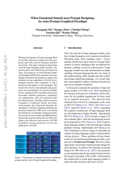When Emotional Stimuli meet Prompt Designing: An Auto-Prompt Graphical
  Paradigm