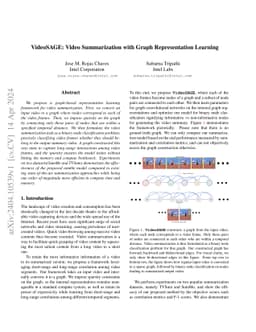 VideoSAGE: Video Summarization with Graph Representation Learning