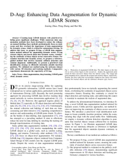 D-Aug: Enhancing Data Augmentation for Dynamic LiDAR Scenes