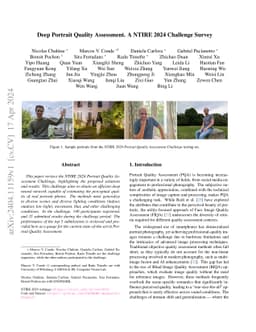Deep Portrait Quality Assessment. A NTIRE 2024 Challenge Survey