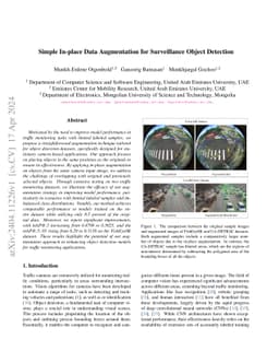 Simple In-place Data Augmentation for Surveillance Object Detection