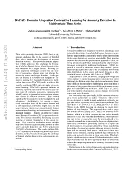 DACAD: Domain Adaptation Contrastive Learning for Anomaly Detection in
  Multivariate Time Series