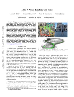 VBR: A Vision Benchmark in Rome