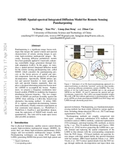 SSDiff: Spatial-spectral Integrated Diffusion Model for Remote Sensing
  Pansharpening