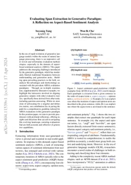 Evaluating Span Extraction in Generative Paradigm: A Reflection on
  Aspect-Based Sentiment Analysis