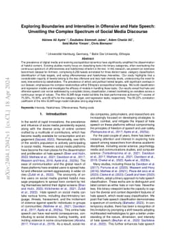 Exploring Boundaries and Intensities in Offensive and Hate Speech:
  Unveiling the Complex Spectrum of Social Media Discourse