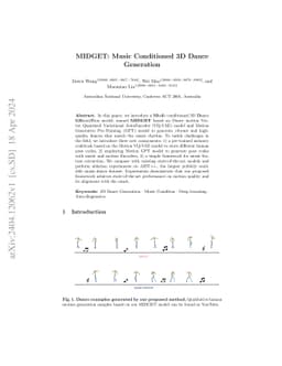 MIDGET: Music Conditioned 3D Dance Generation