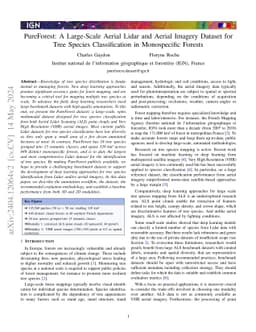 PureForest: A Large-Scale Aerial Lidar and Aerial Imagery Dataset for
  Tree Species Classification in Monospecific Forests