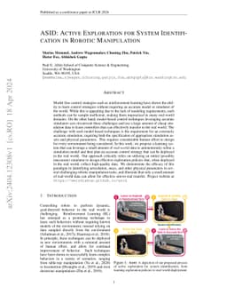 ASID: Active Exploration for System Identification in Robotic
  Manipulation