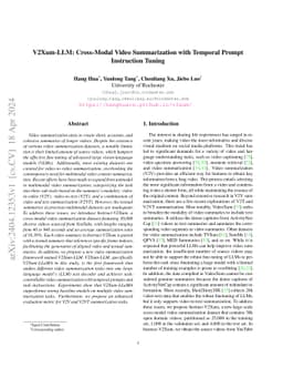 V2Xum-LLM: Cross-Modal Video Summarization with Temporal Prompt
  Instruction Tuning